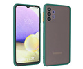 BAOHU Hoesje Geschikt voor de Samsung Galaxy A32 4G - Hard Case Backcover Telefoonhoesje - Donker Groen