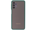 BAOHU Hoesje Geschikt voor de Samsung Galaxy A32 4G - Hard Case Backcover Telefoonhoesje - Donker Groen