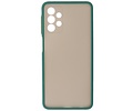 BAOHU Hoesje Geschikt voor de Samsung Galaxy A32 4G - Hard Case Backcover Telefoonhoesje - Donker Groen