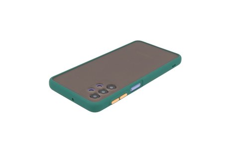 BAOHU Hoesje Geschikt voor de Samsung Galaxy A32 4G - Hard Case Backcover Telefoonhoesje - Donker Groen