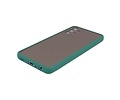 BAOHU Hoesje Geschikt voor de Samsung Galaxy A32 4G - Hard Case Backcover Telefoonhoesje - Donker Groen
