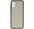 BAOHU Hoesje Geschikt voor de Samsung Galaxy A02s - Hard Case Backcover Telefoonhoesje - Zwart