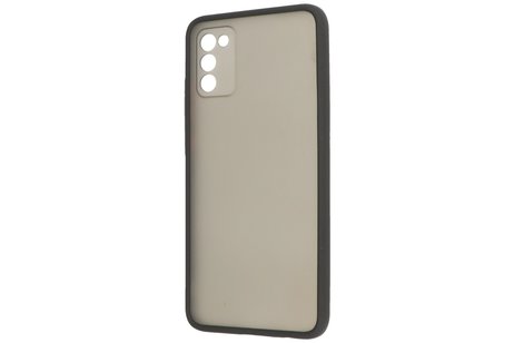 BAOHU Hoesje Geschikt voor de Samsung Galaxy A02s - Hard Case Backcover Telefoonhoesje - Zwart