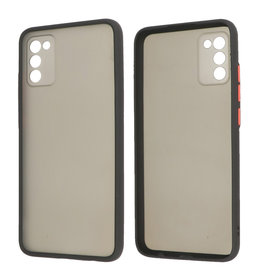 BAOHU Samsung Galaxy A02s Hoesje Hard Case Backcover Telefoonhoesje Zwart