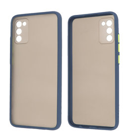 BAOHU Samsung Galaxy A02s Hoesje Hard Case Backcover Telefoonhoesje Blauw