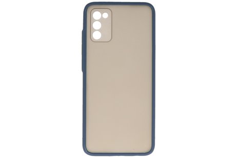 BAOHU Hoesje Geschikt voor de Samsung Galaxy A02s - Hard Case Backcover Telefoonhoesje - Blauw