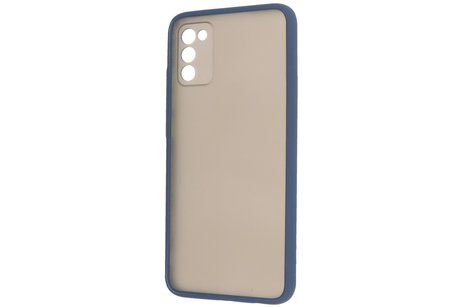 BAOHU Hoesje Geschikt voor de Samsung Galaxy A02s - Hard Case Backcover Telefoonhoesje - Blauw