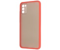 BAOHU Hoesje Geschikt voor de Samsung Galaxy A02s - Hard Case Backcover Telefoonhoesje - Rood