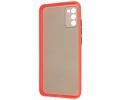 BAOHU Hoesje Geschikt voor de Samsung Galaxy A02s - Hard Case Backcover Telefoonhoesje - Rood