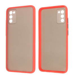 BAOHU Samsung Galaxy A02s Hoesje Hard Case Backcover Telefoonhoesje Rood
