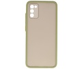 BAOHU Hoesje Geschikt voor de Samsung Galaxy A02s - Hard Case Backcover Telefoonhoesje - Groen