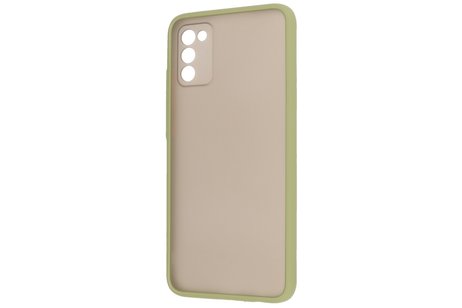 Samsung Galaxy A02s Hoesje Hard Case Backcover Telefoonhoesje Groen