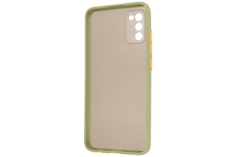 BAOHU Hoesje Geschikt voor de Samsung Galaxy A02s - Hard Case Backcover Telefoonhoesje - Groen