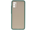 BAOHU Hoesje Geschikt voor de Samsung Galaxy A02s - Hard Case Backcover Telefoonhoesje - Donker Groen