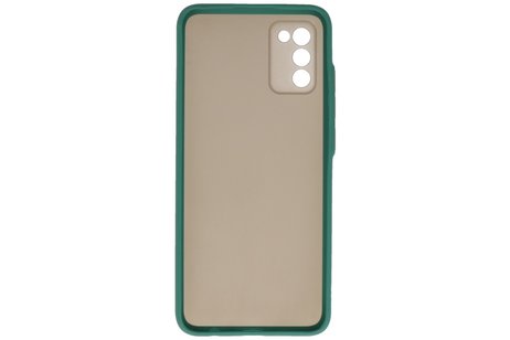 Samsung Galaxy A02s Hoesje Hard Case Backcover Telefoonhoesje Donker Groen