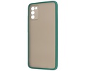 BAOHU Hoesje Geschikt voor de Samsung Galaxy A02s - Hard Case Backcover Telefoonhoesje - Donker Groen