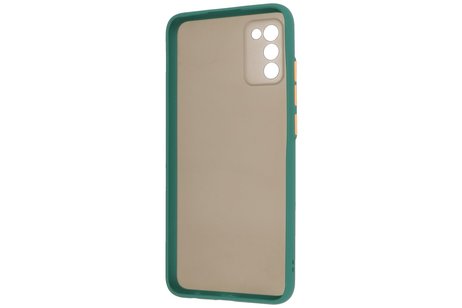 Samsung Galaxy A02s Hoesje Hard Case Backcover Telefoonhoesje Donker Groen