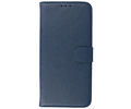 Samsung Galaxy A22 Hoesje Kaarthouder Book Case Telefoonhoesje Navy