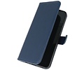 BAOHU Hoesje Geschikt voor de Oppo Reno 6 Pro 5G - Kaarthouder Book Case Telefoonhoesje - Navy