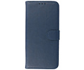 BAOHU Hoesje Geschikt voor de Oppo Reno 6 Pro 5G - Kaarthouder Book Case Telefoonhoesje - Navy