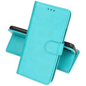 BAOHU Hoesje Geschikt voor de Oppo A94 5G & A95 5G - Kaarthouder Book Case Telefoonhoesje - Groen