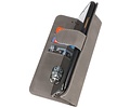 BAOHU Hoesje Geschikt voor de Oppo A94 5G & A95 5G - Kaarthouder Book Case Telefoonhoesje - Grijs