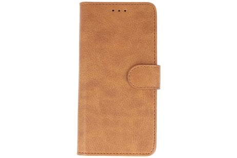 BAOHU Hoesje Geschikt voor Honor 50 Pro - Kaarthouder Book Case Telefoonhoesje - Bruin