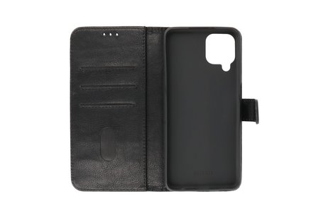 BAOHU Hoesje Geschikt voor Samsung Galaxy A22 4G - Kaarthouder Book Case Telefoonhoesje - Zwart