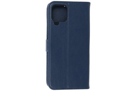 Samsung Galaxy A22 Hoesje Kaarthouder Book Case Telefoonhoesje Navy