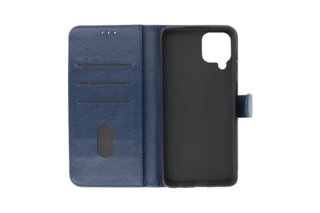 BAOHU Hoesje Geschikt voor Samsung Galaxy A22 4G - Kaarthouder Book Case Telefoonhoesje - Navy