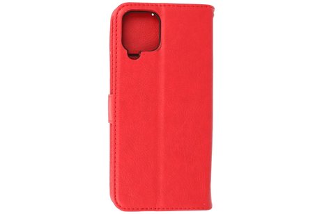 BAOHU Hoesje Geschikt voor Samsung Galaxy A22 4G - Kaarthouder Book Case Telefoonhoesje - Rood