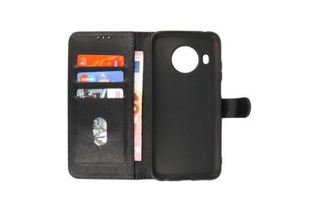 BAOHU Hoesje Geschikt voor de Nokia X10 & Nokia X20 - Kaarthouder Book Case Telefoonhoesje - Zwart