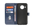 BAOHU Hoesje Geschikt voor de Nokia X10 & Nokia X20 - Kaarthouder Book Case Telefoonhoesje - Navy