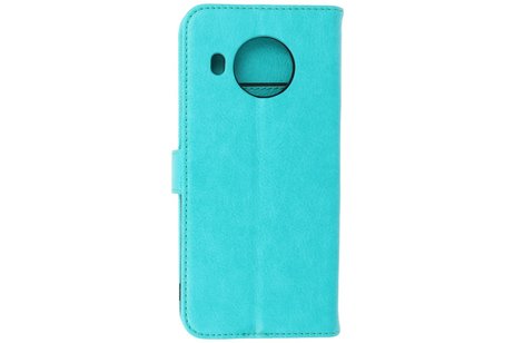 BAOHU Hoesje Geschikt voor de Nokia X10 & Nokia X20 - Kaarthouder Book Case Telefoonhoesje - Groen