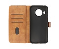 BAOHU Hoesje Geschikt voor de Nokia X10 & Nokia X20 - Kaarthouder Book Case Telefoonhoesje - Bruin