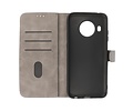 BAOHU Hoesje Geschikt voor de Nokia X10 & Nokia X20 - Kaarthouder Book Case Telefoonhoesje - Grijs