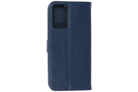 Oppo Reno 6 5G Hoesje Kaarthouder Book Case Telefoonhoesje Navy