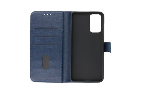 BAOHU Hoesje Geschikt voor de Oppo Reno 6 5G - Kaarthouder Book Case Telefoonhoesje - Navy