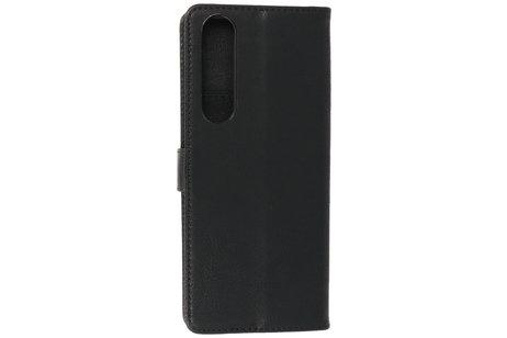 BAOHU Hoesje Geschikt voor de Sony Xperia 1 III - Kaarthouder Book Case Telefoonhoesje - Zwart