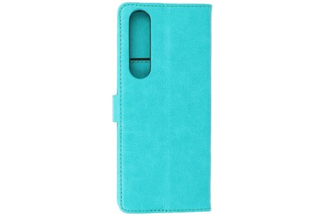 BAOHU Hoesje Geschikt voor de Sony Xperia 1 III - Kaarthouder Book Case Telefoonhoesje - Groen