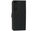 BAOHU Hoesje Geschikt voor de Sony Xperia 5 III - Kaarthouder Book Case Telefoonhoesje - Zwart