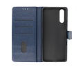 BAOHU Hoesje Geschikt voor de Sony Xperia 10 III - Kaarthouder Book Case Telefoonhoesje - Navy