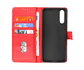 BAOHU Hoesje Geschikt voor de Sony Xperia 10 III - Kaarthouder Book Case Telefoonhoesje - Rood