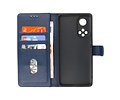 BAOHU Hoesje Geschikt voor Honor 50 - Kaarthouder Book Case Telefoonhoesje - Navy