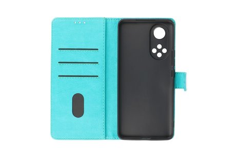 BAOHU Hoesje Geschikt voor Honor 50 - Kaarthouder Book Case Telefoonhoesje - Groen