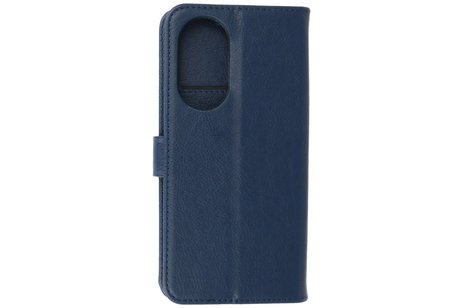 BAOHU Hoesje Geschikt voor Honor 50 SE - Kaarthouder Book Case Telefoonhoesje - Navy