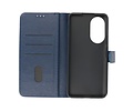 BAOHU Hoesje Geschikt voor Honor 50 SE - Kaarthouder Book Case Telefoonhoesje - Navy