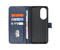 BAOHU Hoesje Geschikt voor Honor 50 SE - Kaarthouder Book Case Telefoonhoesje - Navy