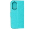 BAOHU Hoesje Geschikt voor Honor 50 SE - Kaarthouder Book Case Telefoonhoesje - Groen