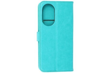 BAOHU Hoesje Geschikt voor Honor 50 SE - Kaarthouder Book Case Telefoonhoesje - Groen